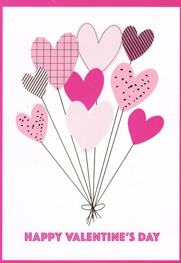 Happy Valentines - Heart Card