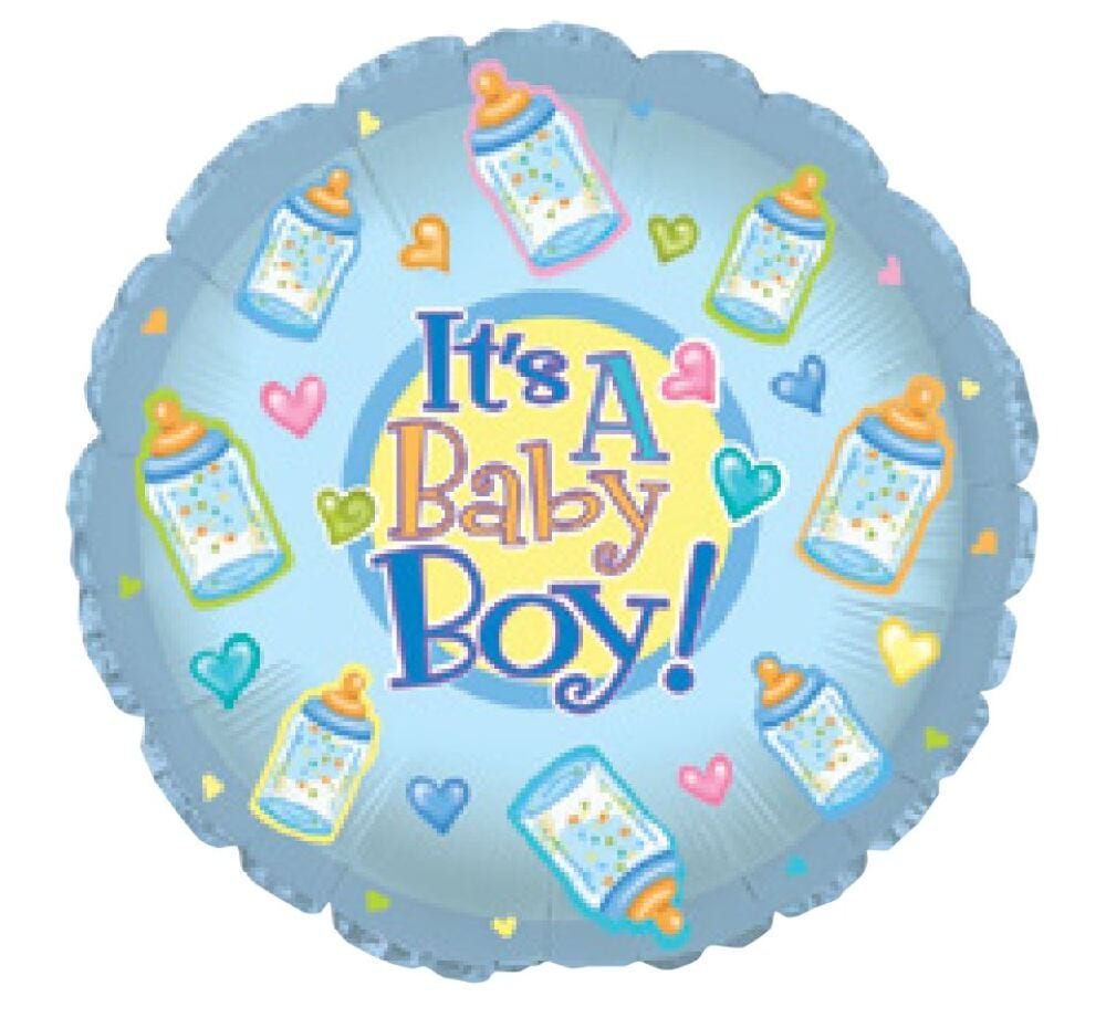 it`s A Boy 43cm Helium Balloon