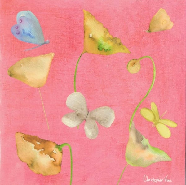 Flower & Butterfly - Christopher Vine Gift Card  113