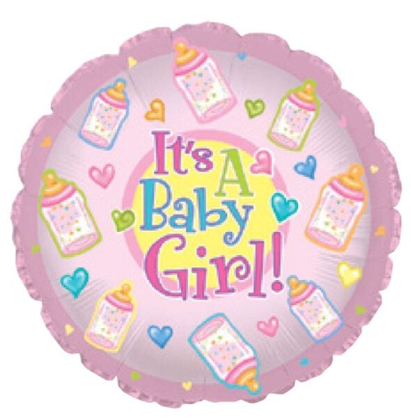 It's A Girl 43cm Helium Balloon