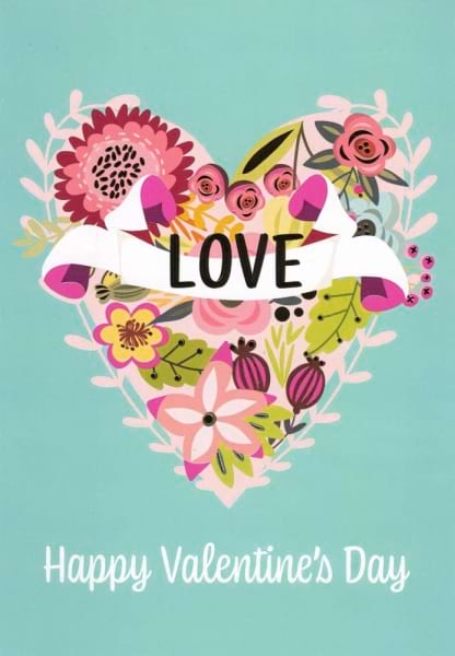 Happy Valentines - Love Card